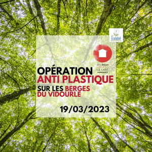 Participez au nettoyage des berges du Vidourle le 19 mars 2023 - un événement proposé par Ethic Etapes Le Cart, centre international de séjours engagé pour un tourisme durable, solidaire et responsable