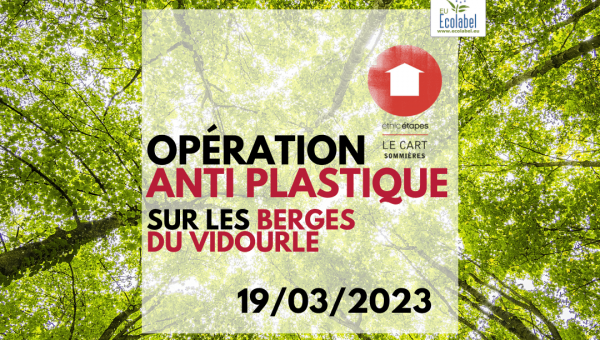 Participez au nettoyage des berges du Vidourle le 19 mars 2023 - un événement proposé par Ethic Etapes Le Cart, centre international de séjours engagé pour un tourisme durable, solidaire et responsable